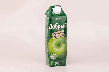 Сок яблочный «Добрый», 1 л