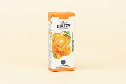 Сок «Djazzy» апельсиновый с мякотью, 200 мл