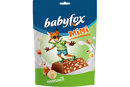 Конфеты шоколадные «Babyfox» с фундуком, 120 г