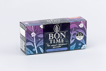Чай черный «Bontime» с бергамотом, 25 пакетиков, 50 г