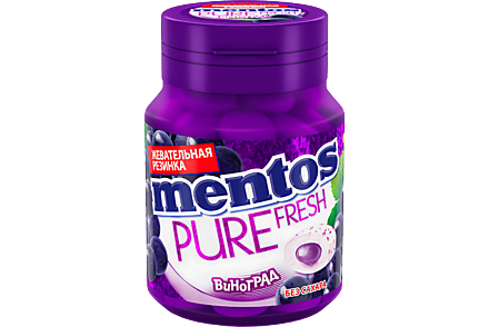 Жевательная резинка «Mentos» Pure Fresh Виноград, 54 г