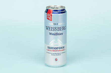 Пивной напиток «Weiss Berg» безалкогольный, 450 мл