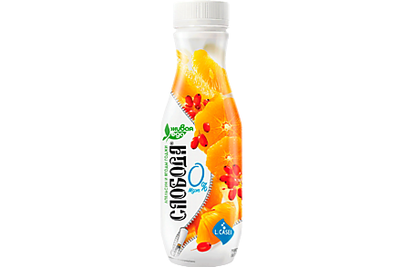 Биойогурт питьевой «Слобода» с апельсином и ягодами годжи, 260 г