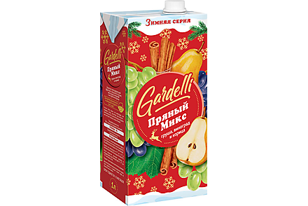«Gardelli», напиток сокосодержащий «Пряный микс» груша, виноград и корица, 1л