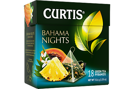 Чай зеленый «Curtis» Bahama Nights, 18 пирамидок