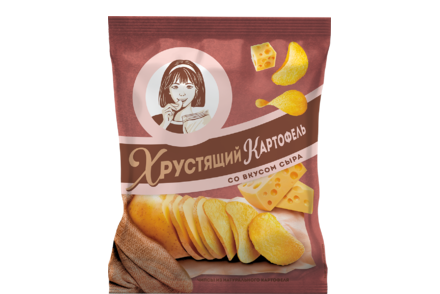 Чипсы «Хрустящий картофель» со вкусом сыра, 160 г