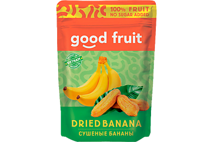 Банан сушеный «GOOD FRUIT», 100 г