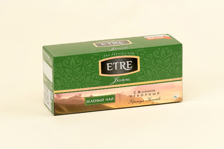 Чай зеленый «Etre» с жасмином,25 пакетиков, 50 г