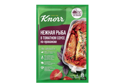 Приправа «Knorr На второе» Нежная рыба в томатном соусе, 23 г