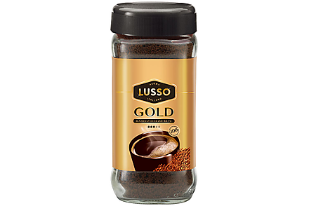 «LUSSO», кофе Gold, растворимый, 95 г