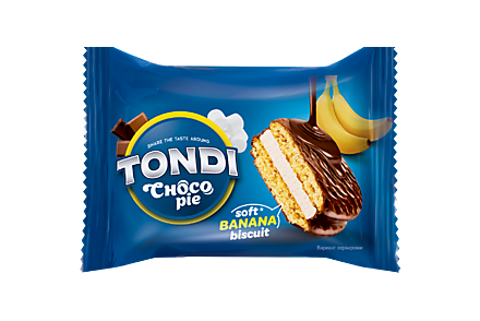Choco Pie «Tondi» Банановый, 30 г