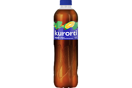 Холодный черный чай «KURORTI» со вкусом мандарина Каламанси, 1,45 л