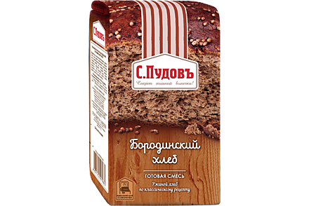 Смесь для выпечки «С.Пудовъ» Бородинский хлеб, 500 г