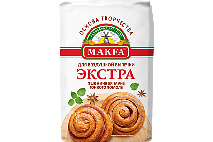 Мука пшеничная «Makfa» Экстра, 2 кг