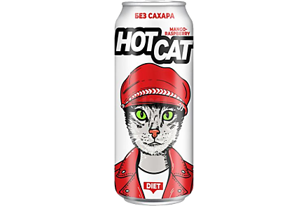 Напиток энергетический «Hotcat» Манго-малина, 450 мл