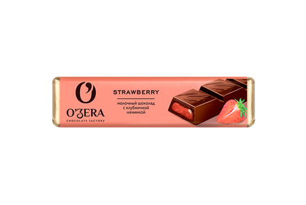 «OZera», шоколадный батончик Strawberry, 50 г