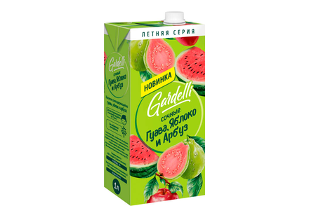 «Gardelli», напиток «Сочные гуава, яблоко и арбуз», 1л