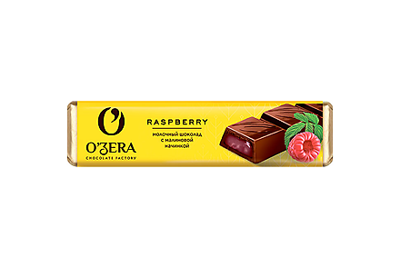 «O'Zera», шоколадный батончик Raspberry, 50 г