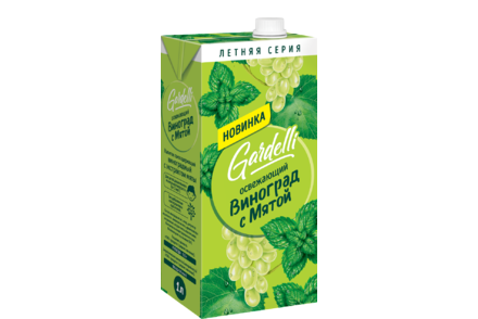 Напиток «Gardelli» Освежающий виноград с мятой, 1 л