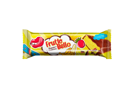 Батончик-суфле «Banana bar» Клубнично-банановый, 35 г