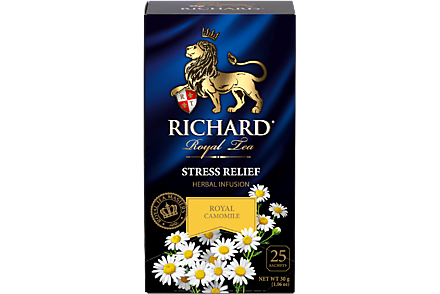 Чай травяной «Richard» Royal Camomile. Stress Relief