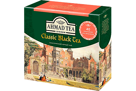 Чай «Ahmad Tea» черный, 40 пакетиков