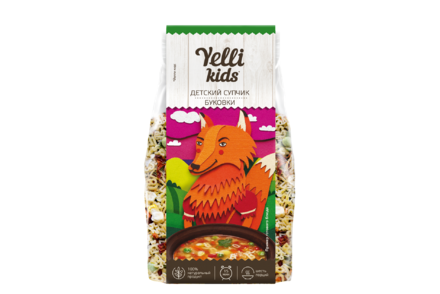 Детский супчик «Yelli kids» Буковки, 80 г