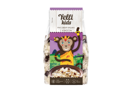 Рисовая кашка «Yelli kids» с кокосом, 100 г