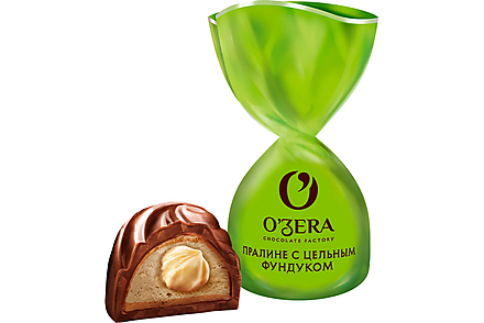 «O'Zera», конфеты с цельным фундуком (упаковка 0,5 кг)