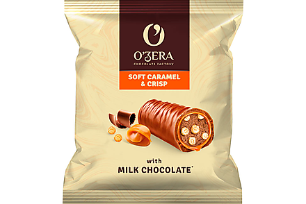 «O'Zera», конфеты Caramel&Crisp (упаковка 0,5 кг)