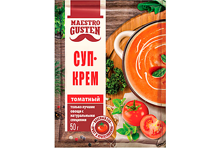 «Maestro Gusten», суп-крем томатный быстрого приготовления, 50 г
