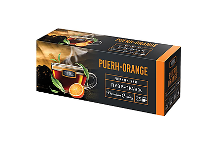 «ETRE», чай черный «Пуэр-Оранж», 25 пакетиков, 50 г