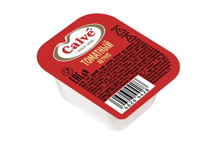 «Calve», кетчуп «Томатный», дип-пот, 25 г