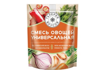 «Галерея вкусов», смесь овощей универсальная, 75 г