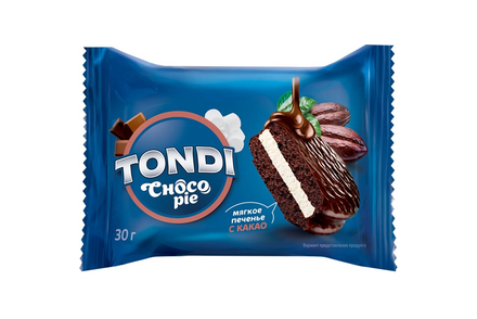 «Tondi», choco Pie с какао (коробка 2,13 кг)