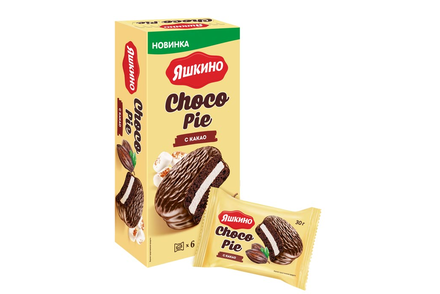 «Яшкино», choco Pie с какао, 180 г