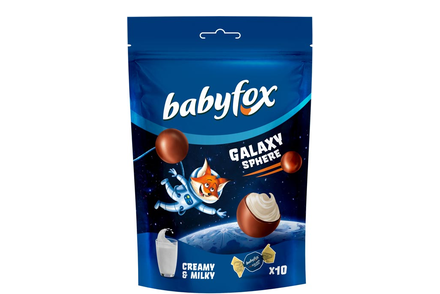 «BabyFox», конфеты шоколадные Galaxy sphere, 130 г