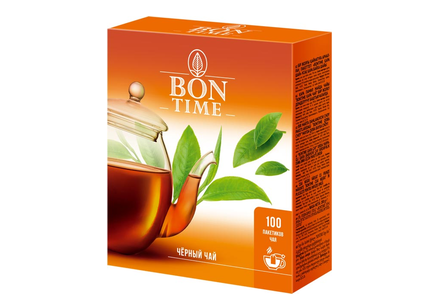 «Bontime», чай черный, 100 пакетиков, 200 г