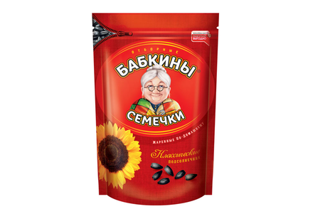 «Бабкины семечки», семечки отборные, жареные, 330 г
