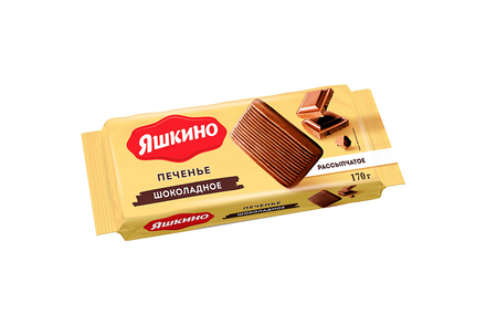 «Яшкино», печенье с шоколадным вкусом, 170 г