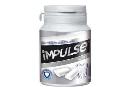 «Impulse ICE», жевательная резинка WHITE, 56 г