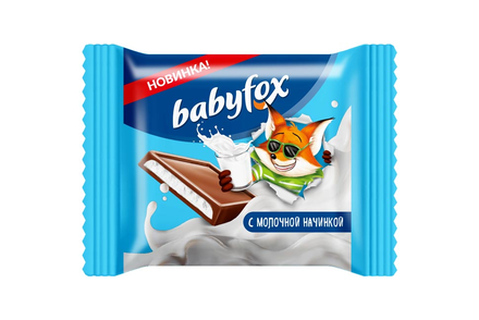 «BabyFox», молочный шоколад, 12 г