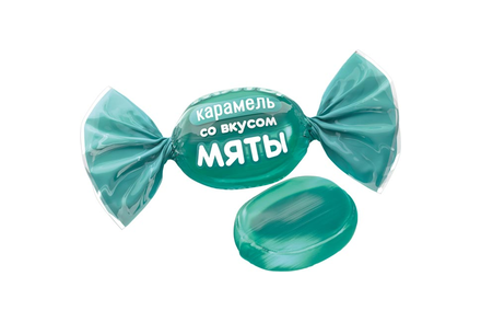 Карамель со вкусом мяты (упаковка 1 кг)
