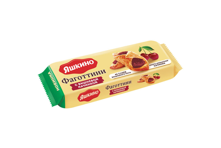 «Яшкино», фаготтини с вишнёвой начинкой, 125 г