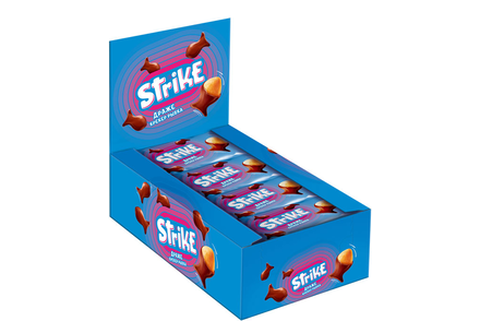 «Strike», драже крекер «рыбка» в молочной глазури, 40 г