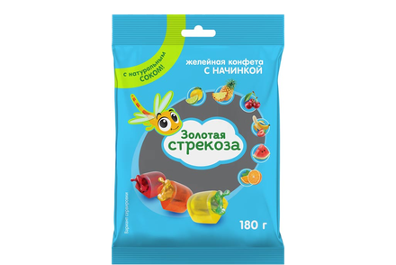Конфеты желейные «Золотая стрекоза», 180 г Конфеты желейные «Золотая стрекоза», 180 г