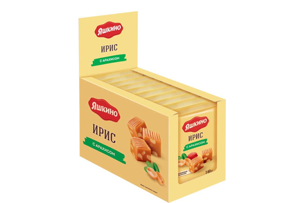 «Яшкино», ирис с арахисом, 140 г