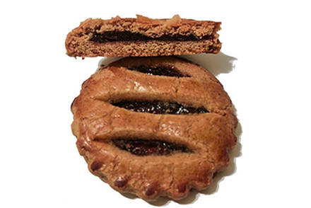 Мини-пай овсяный с вишневой начинкой (коробка 1,08 кг)