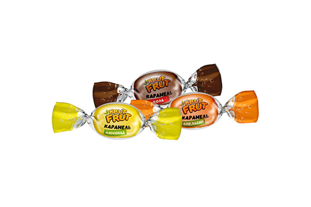 «KrutFrut», карамель с шипучей начинкой (коробка 6 кг)