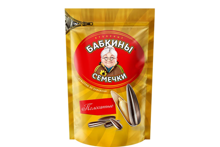 «Бабкины семечки», семечки полосатые, жареные, 240 г